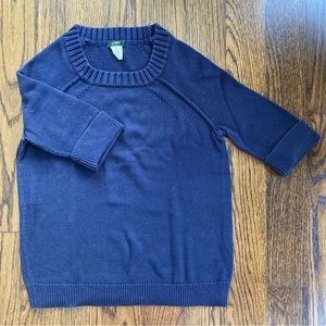 J. Crew Silk/Cotton Raglan Sweater